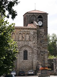 Abbaye de Mozac (vue générale)